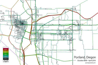 GPS Logs from Portland Closeup - Oct 2009 through Apr 2010