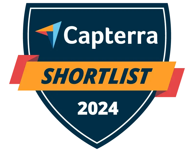 capterra shortlist badge