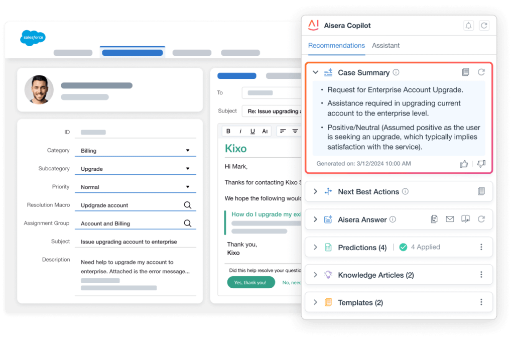 Summarization wit Generative AI platform