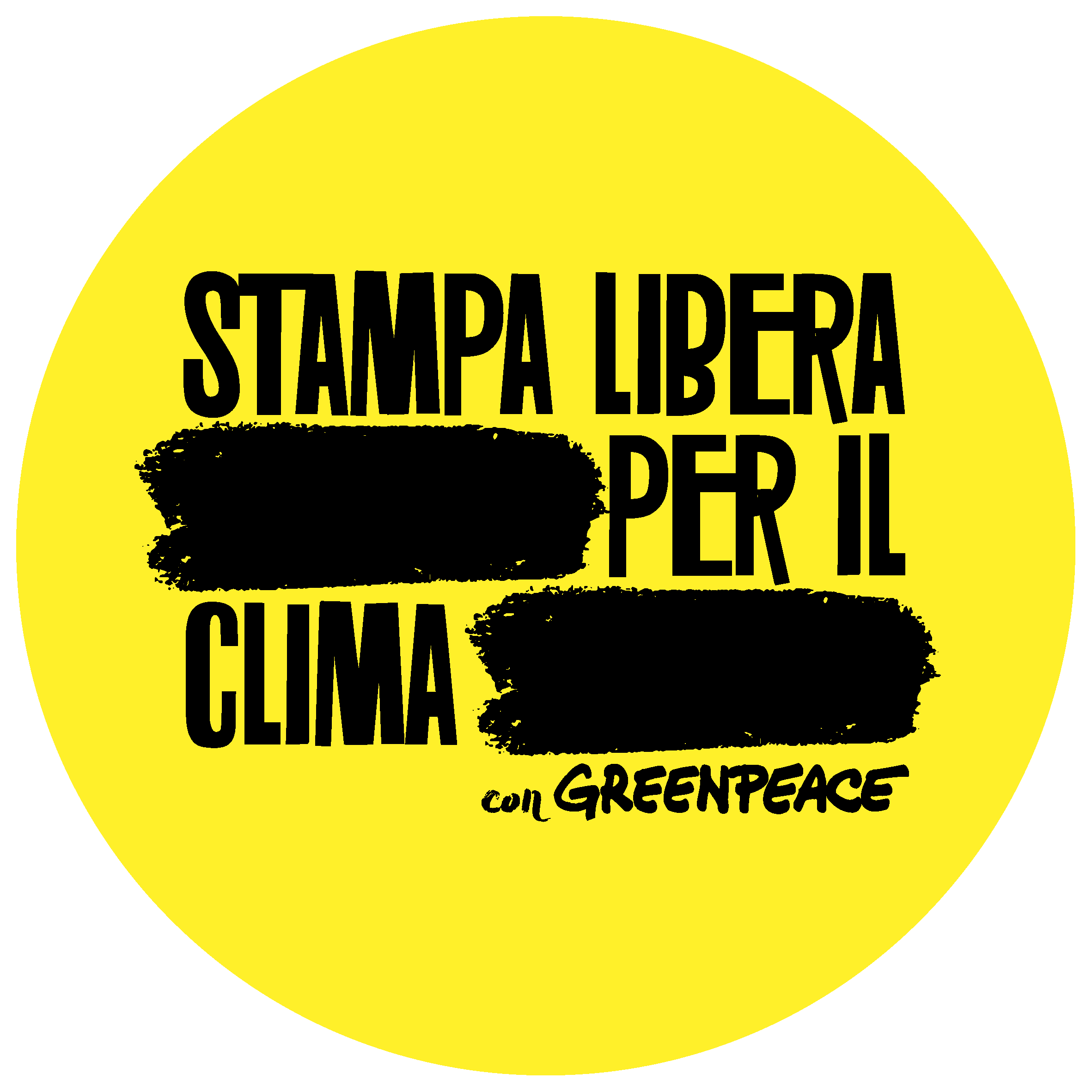 Stampa libera per il clima / con Greepeace