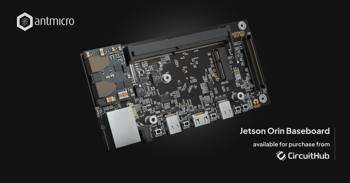 Antmicro’s Jetson Orin Baseboard available for purchase from CircuitHub