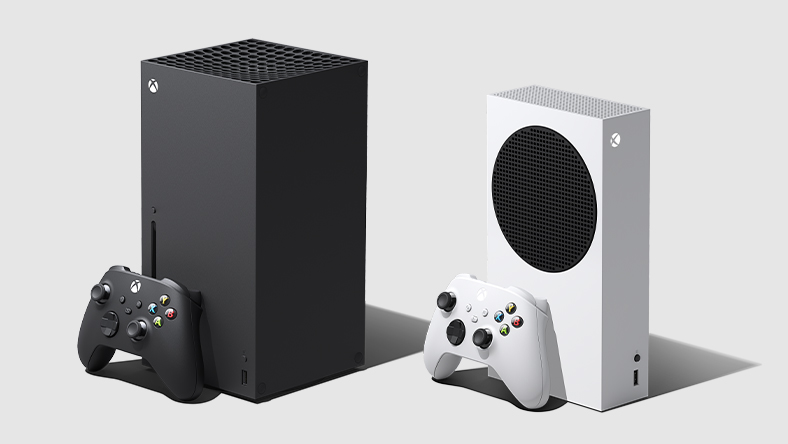 Imagem de plano de fundo para bloco Consoles Xbox