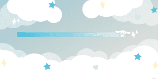 Cinnamoroll Youtube Progress Bar Blue