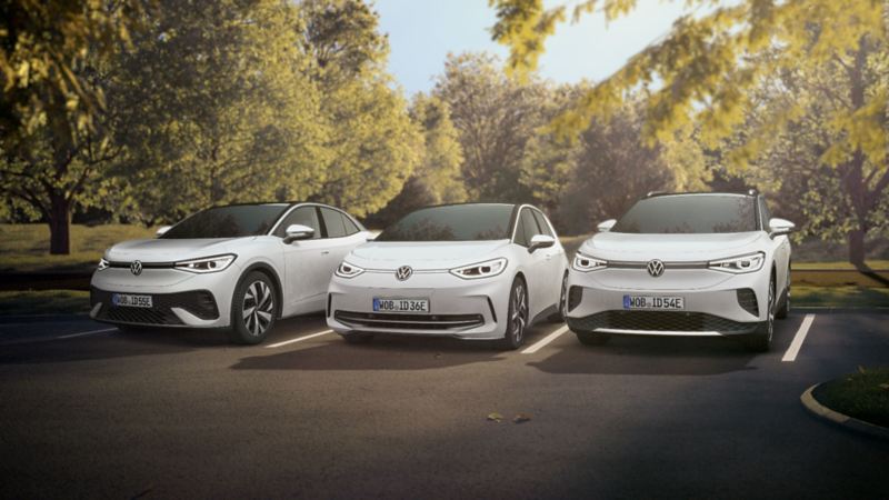 Elektroautos der ID. Familie – VW ID.5, VW ID.3 und VW ID.4