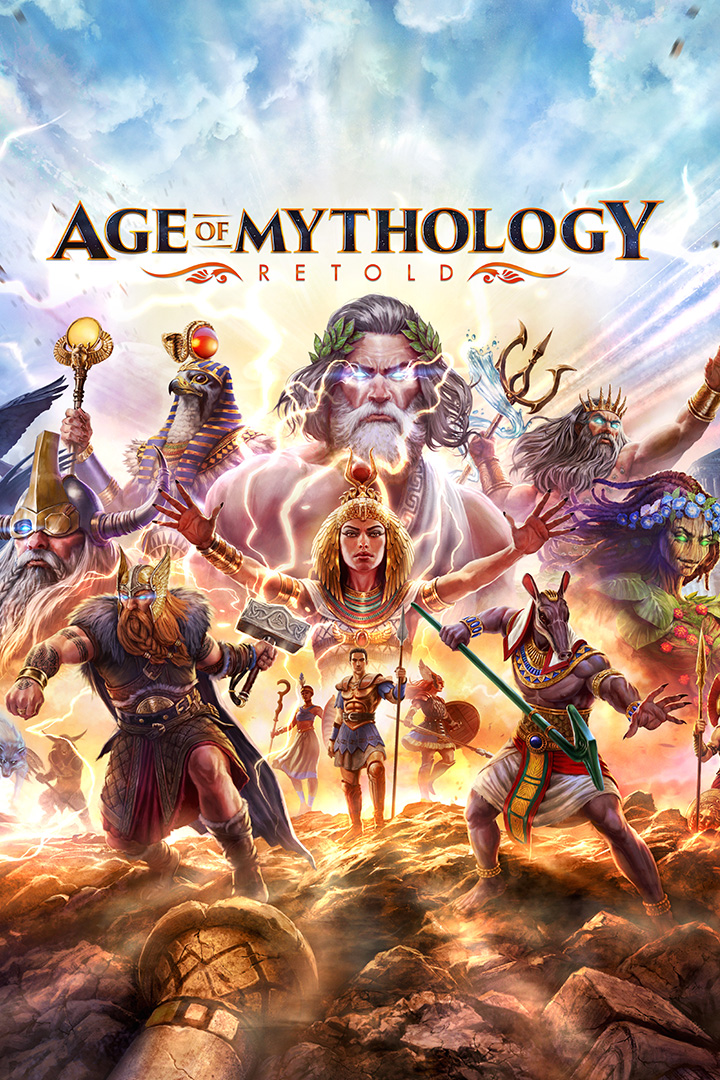 Az Age of Mythology: Retold játék dobozának a képe