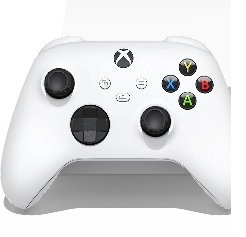 Mando inalámbrico Xbox en blanco