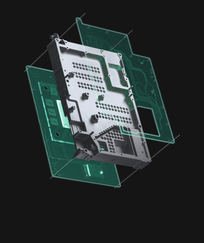 Obudowa radiatora w konsoli Xbox Series X