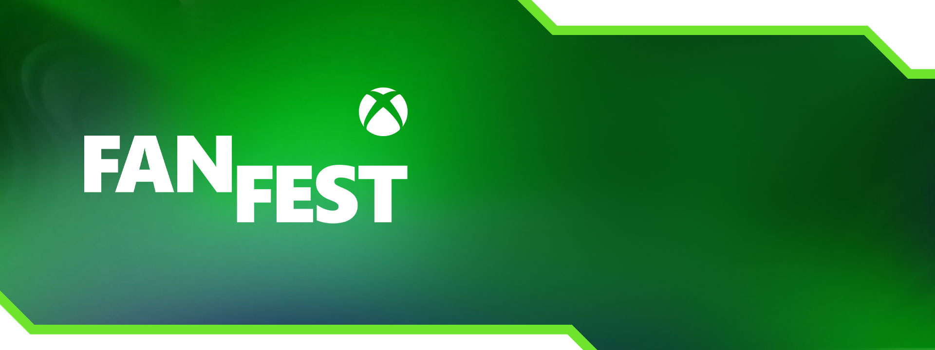 Xbox-földgömb, FanFest zöld színátmenetekkel.