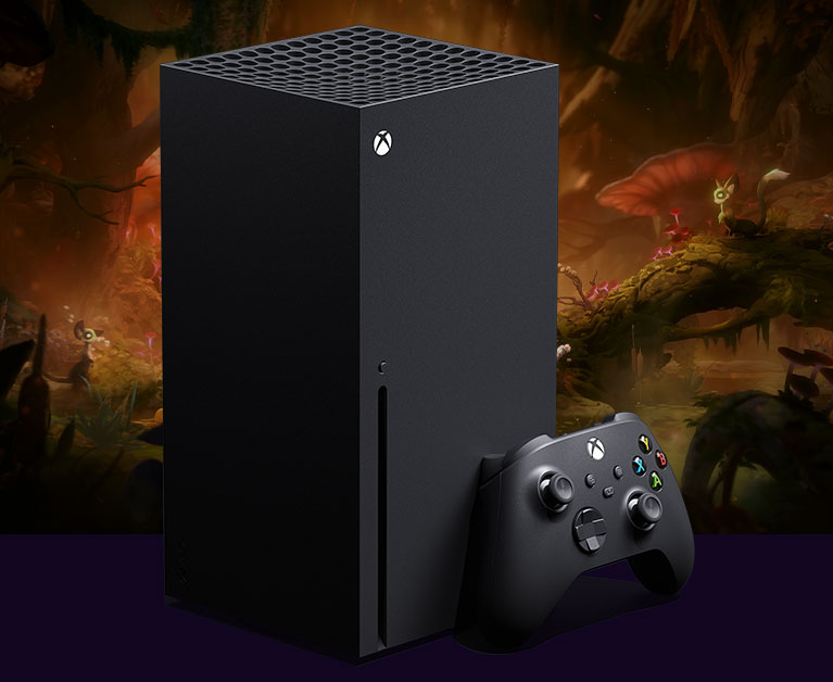 Xbox Series X console plus controller