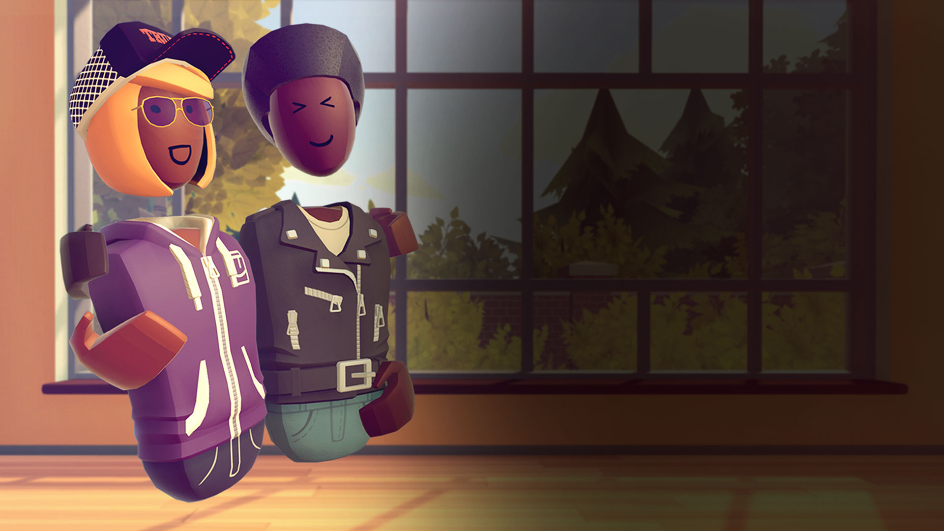 Two Rec Room avatars