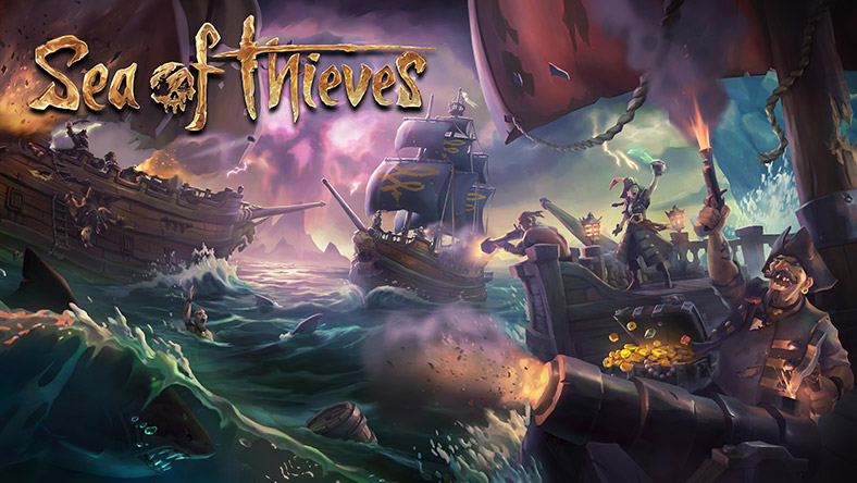 Sea of Thieves, több kalózhajó is csatába indul.