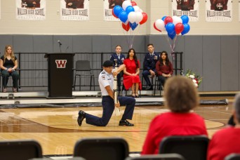 Army Reserve general officer celebrates Veterans Day program with local high school