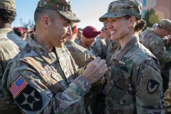 U.S. Army Command Sgt. Maj. Vorobyeva-Santiago earns Expert Soldier Badge