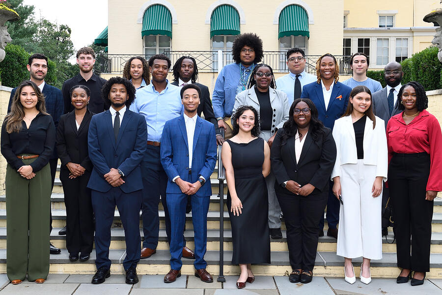 Members of the third cohort of VTSI Scholars at Johns Hopkins