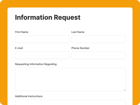 Information Request Form