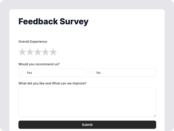 Feedback Survey