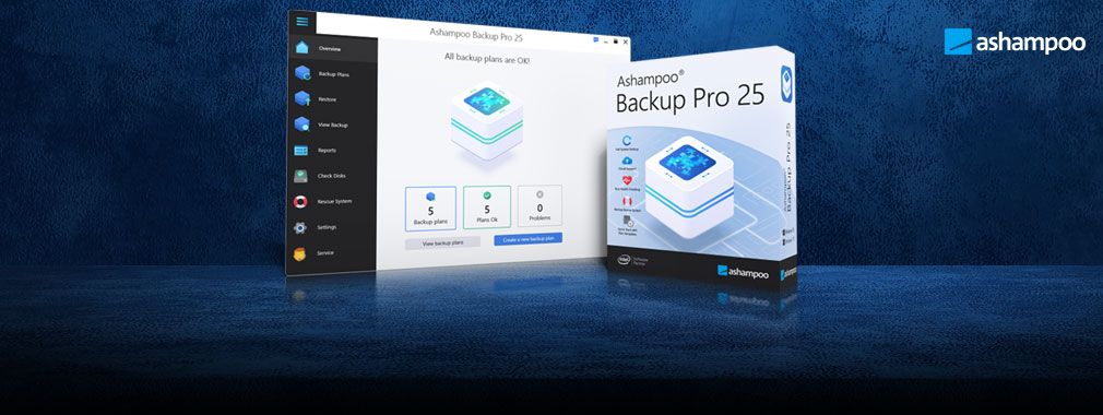 Ashampoo® Backup Pro 25 im Wert von 50 Euro jetzt kostenlos!