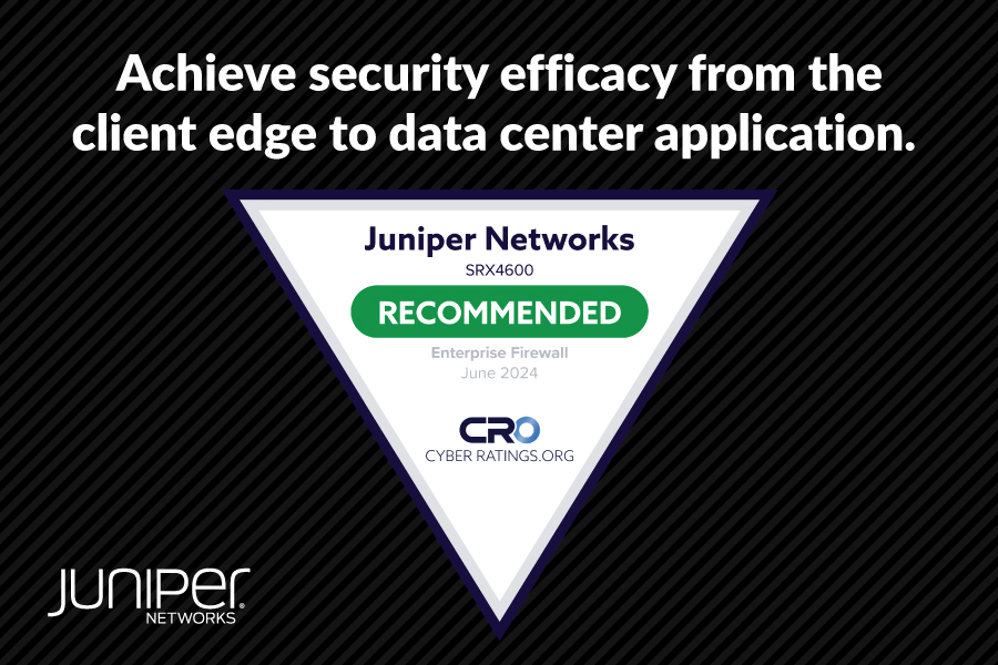 Security efficacy: Bridging the gap from client edge to data center with Juniper Networks security