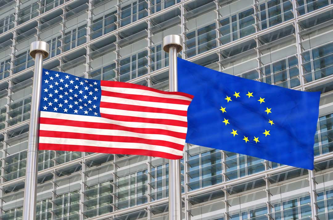 EU US Flag