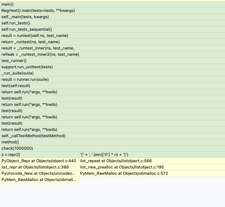 Native mode tracking