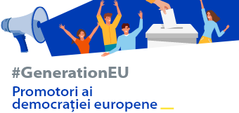 Poster GenerationEU: tineri în acțiune