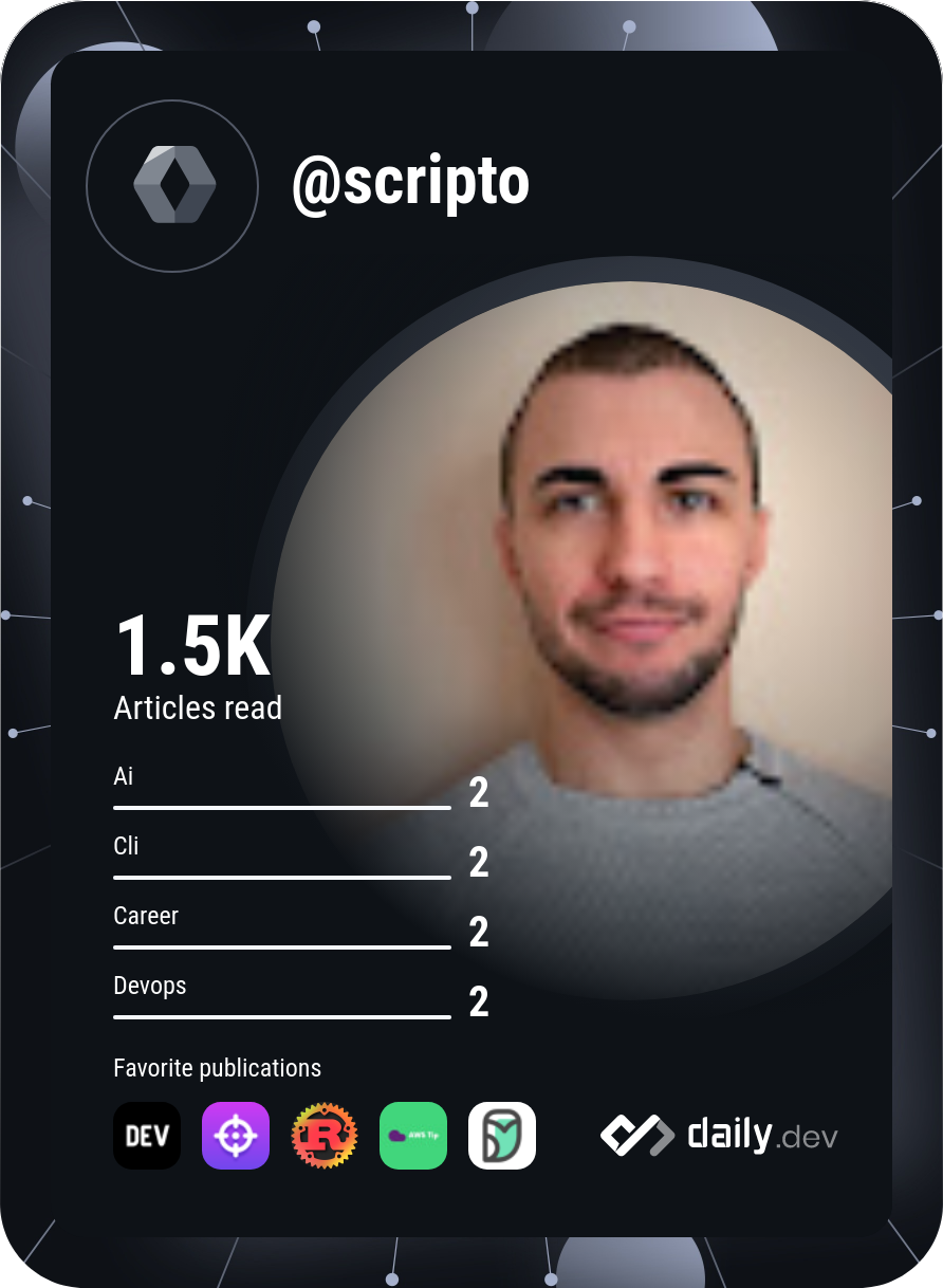 Plamen Ivanov's Dev Card