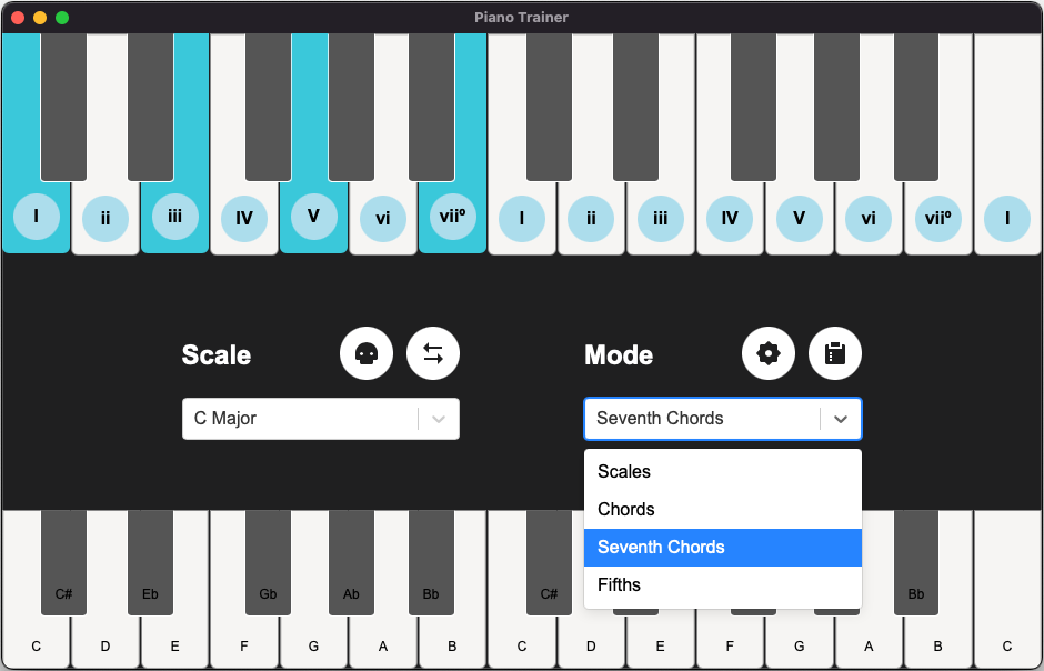 Piano Trainer screenshot