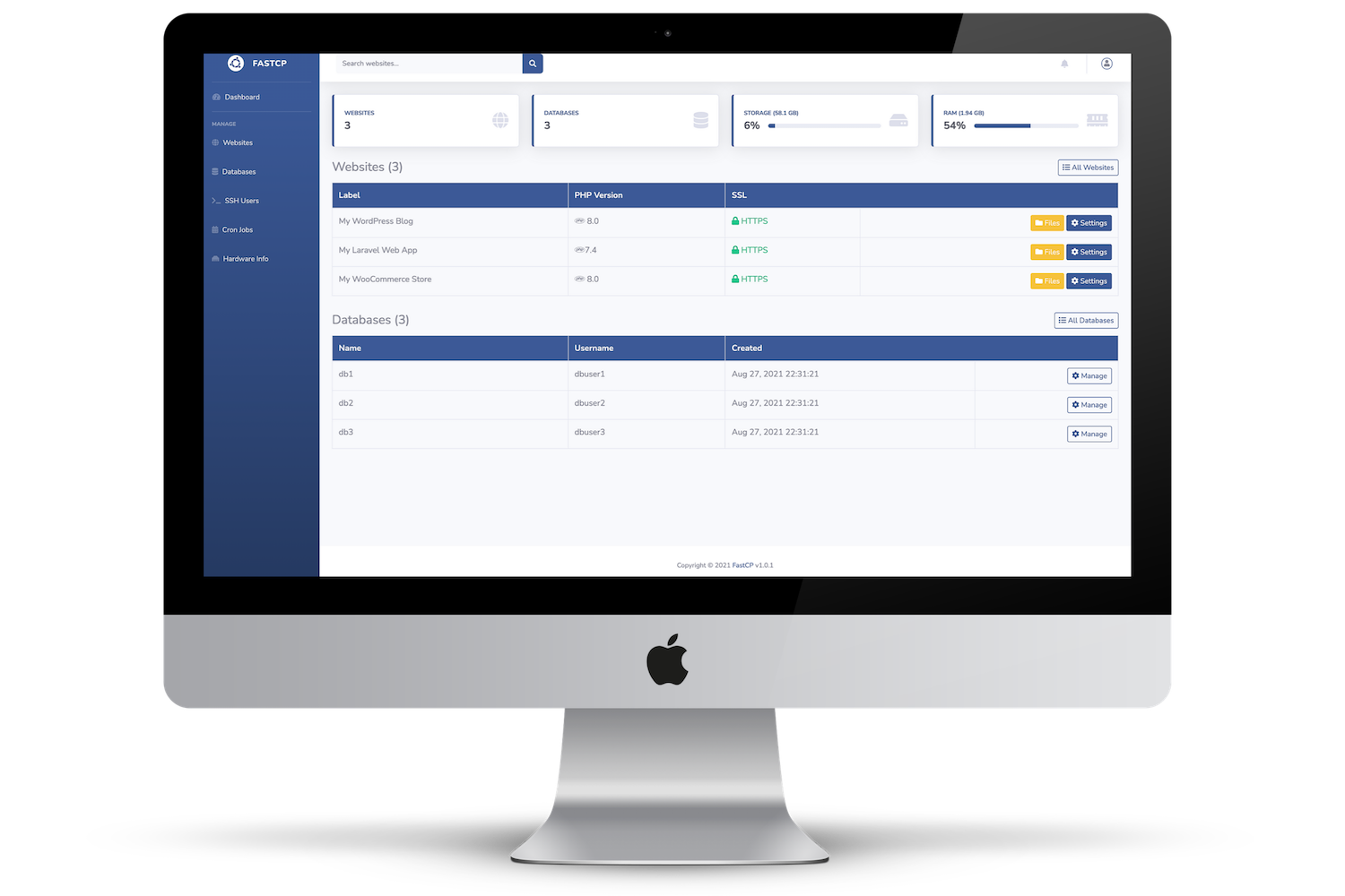 fastcp-control-panel