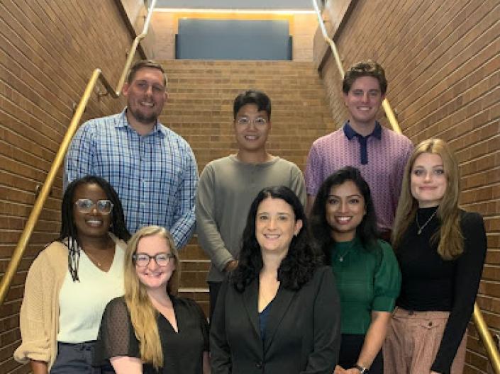 IPVC Members standing on stairs