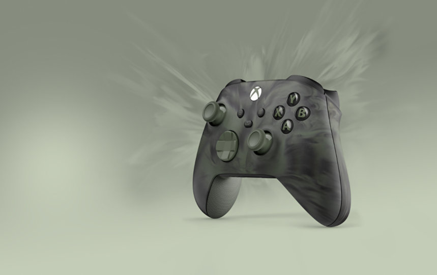 Ángulo frontal derecho del Mando inalámbrico Xbox – Nocturnal Vapor Special Edition.