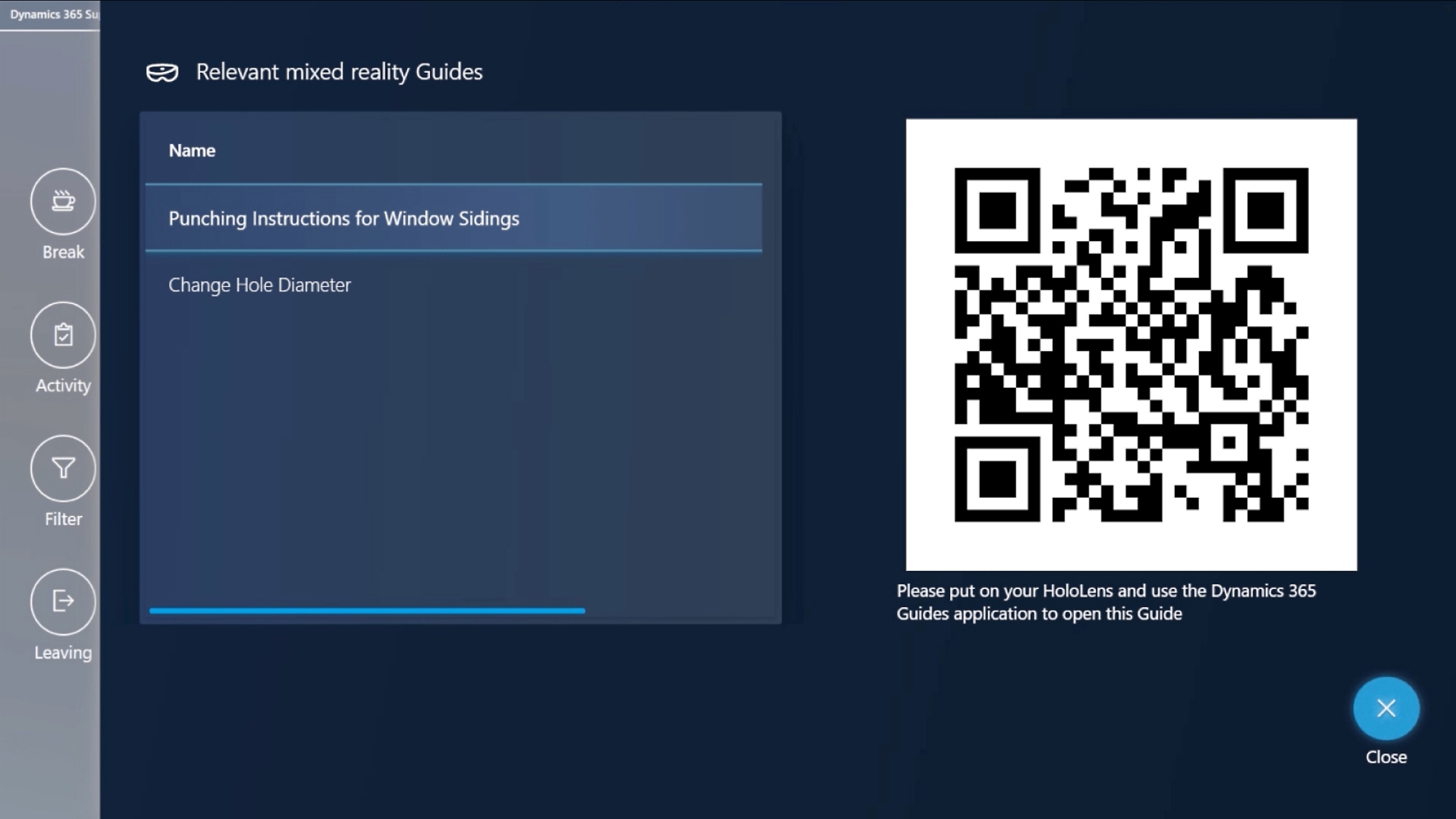 Um código QR é mostrado em uma tela do computador.