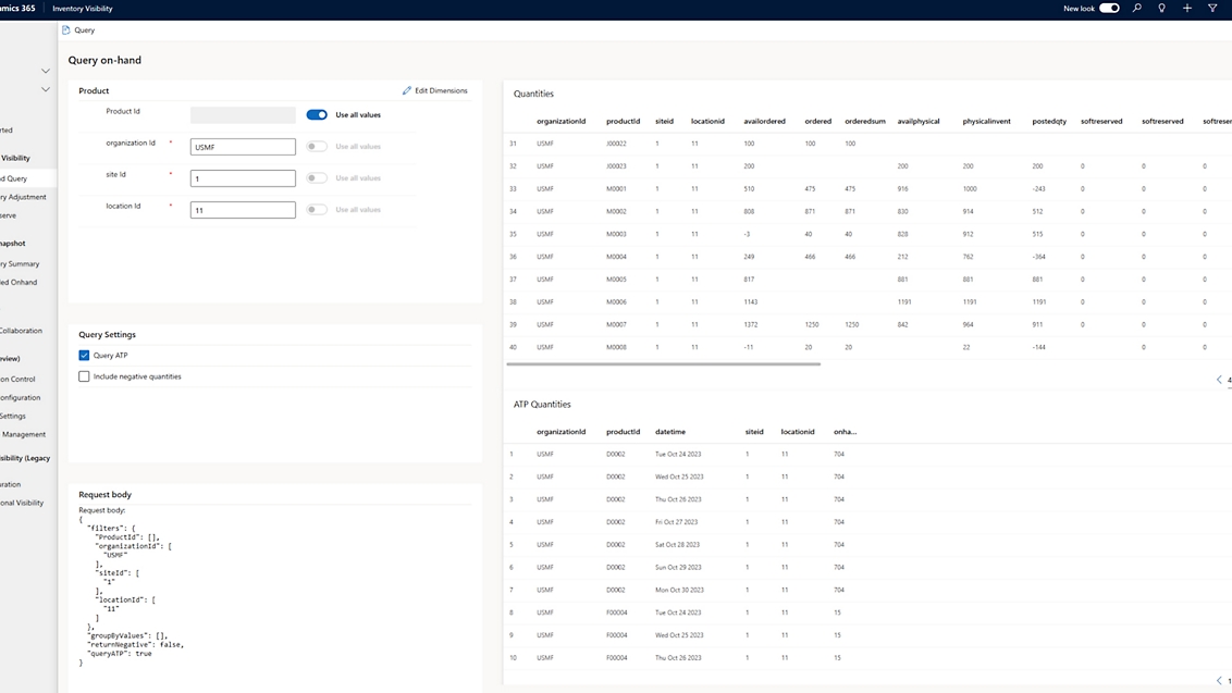 A window showing reports in row format.