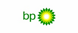 Bp-Logo mit grünem und gelbem blumenartigem Design neben den Kleinbuchstaben bp auf weißem Hintergrund.