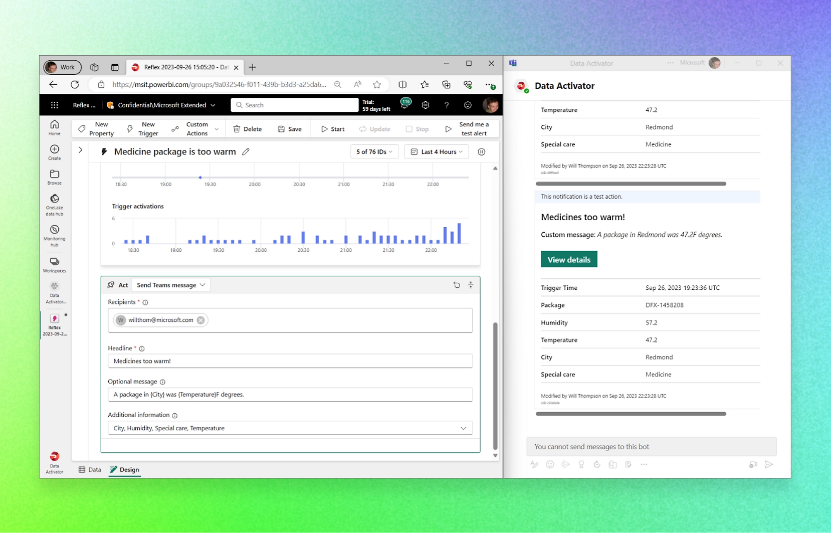 A dashboard with a lot of information on it.