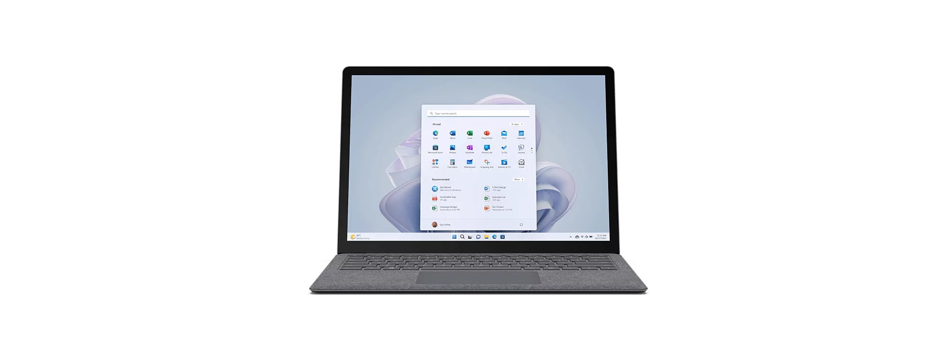 Surface Laptop 5 360 asteen kuvassa.