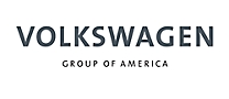 Logo of Volkswagen Group of America with stylized text.