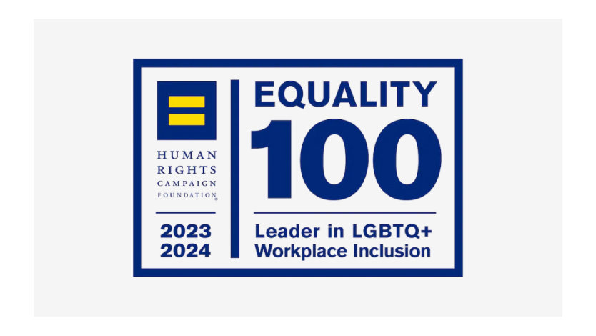 2023 Best places to work for LGBTQ Equality, Human Rights Campaign's Corporate Equality Index logo