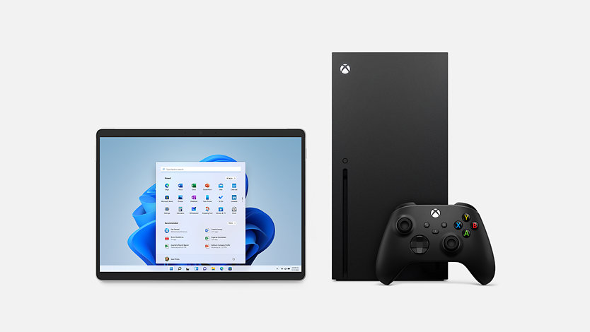 Surface Pro 8 ja Xbox Series X