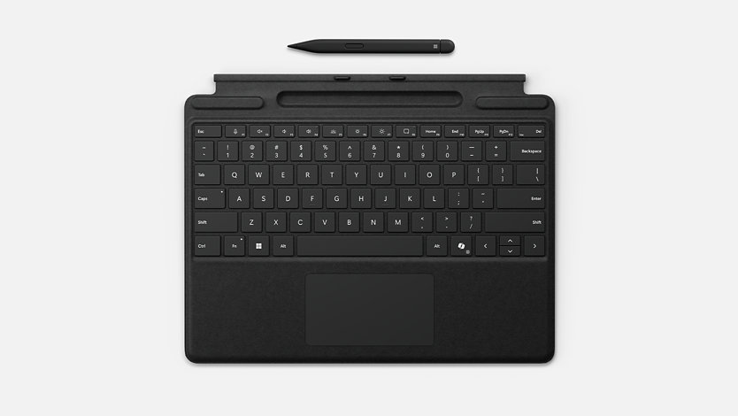 Un Teclado para Surface Pro con Slim Pen.