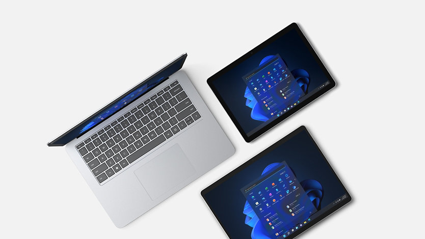 Imagen de portátiles y tabletas Surface
