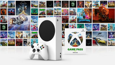 Xbox Series S Starterbundel met 3 maanden Game Pass Ultimate.