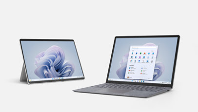 Surface Pro 9 et Surface Laptop 5.