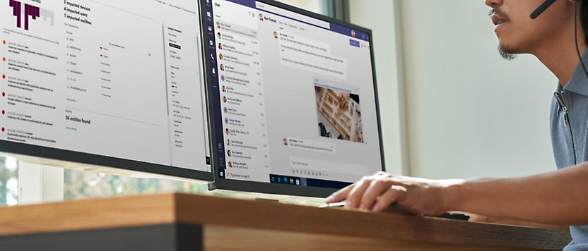 A person working on a computer