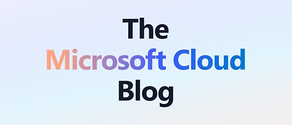 Блог Microsoft Cloud.
