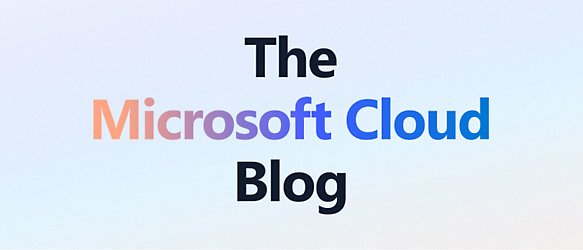 Блог Microsoft Cloud.