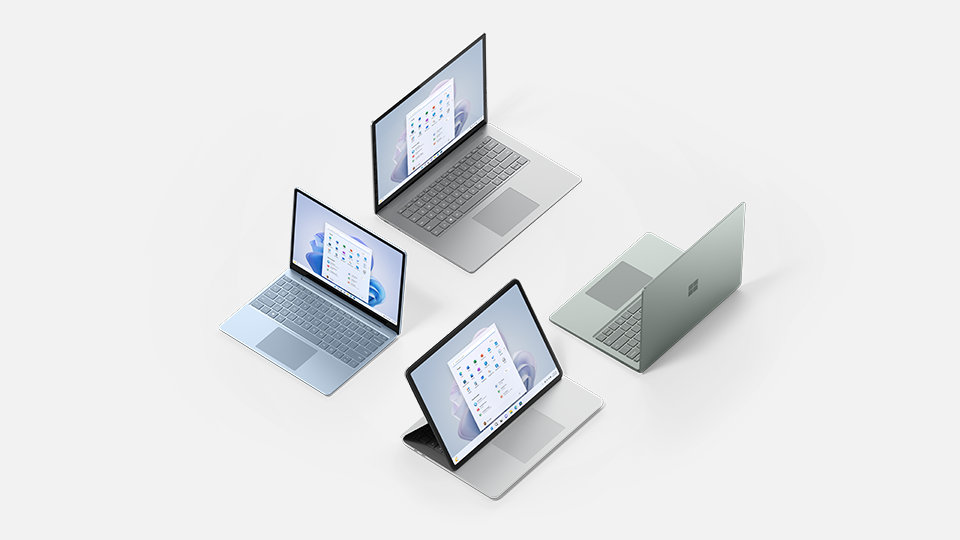 Various Surface devices. 