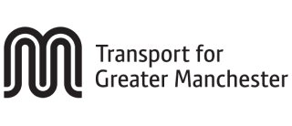 Logotyp för Transport for greater manchester.