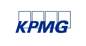 A logo of KPMG company