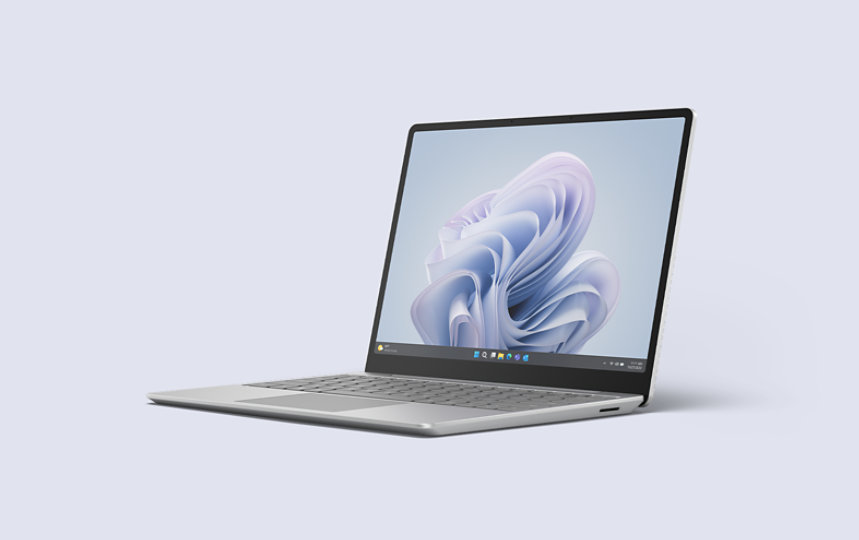 A Surface Laptop Go 3 voor zakelijk gebruik.