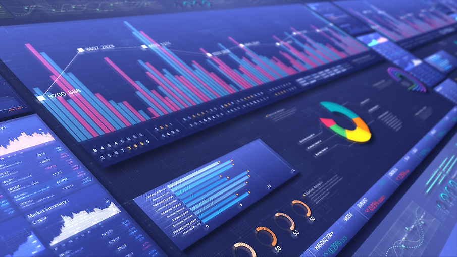 A data chart console